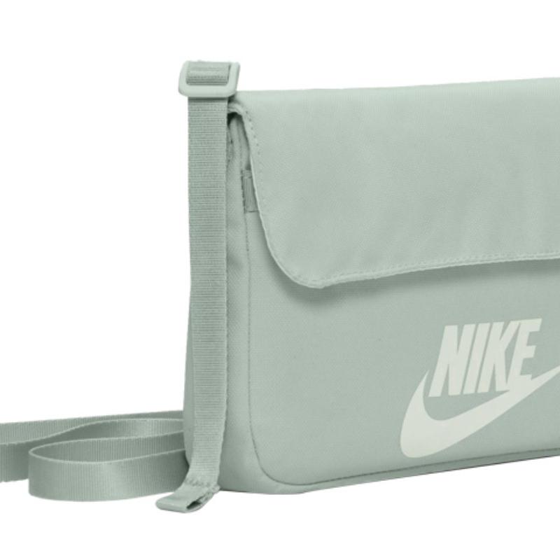 Nike Polyester Shoulder Bag, Crossbody Bag Regular Unisex Mint Green Casual CW9300-017