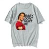 Don't Hurt Me Meme Graphics T Shirt Men Women Tops Cotton  Short Sleeve T-shirts Men's Crew Collar Tee Oversized Clothes