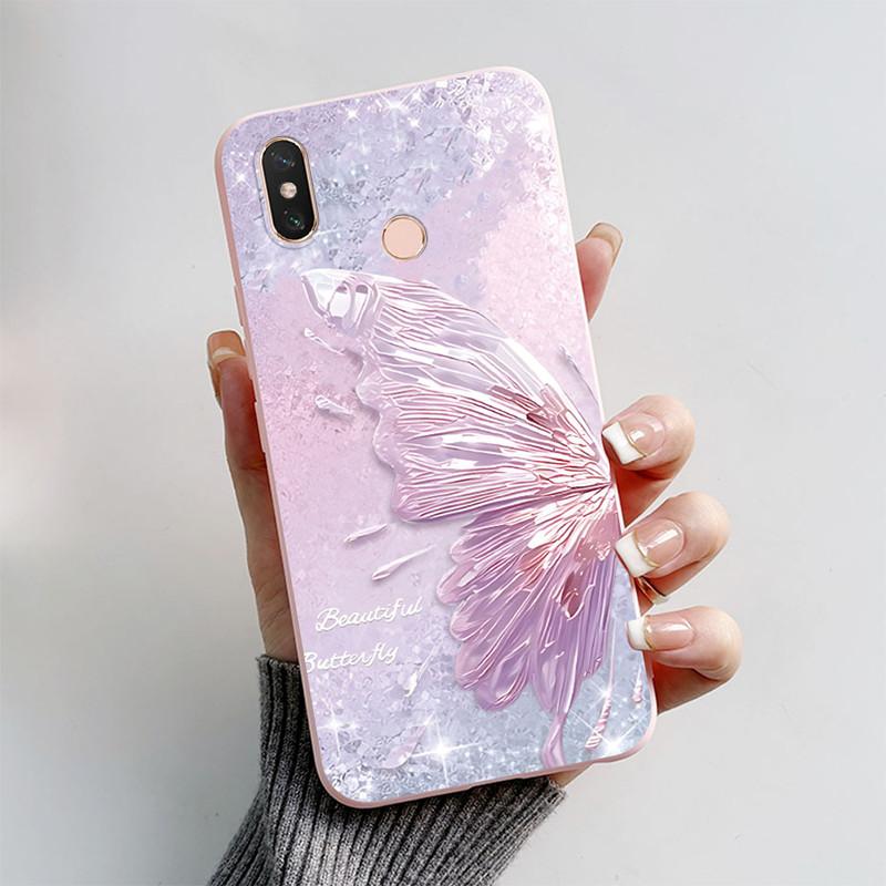 

For Xiaomi Mi Max 3 Case Cute Popular Butterfly Astronaut TPU Silicone Protector Phone Cases For Xiaomi Max 3 Mi Max3 Soft Cover Xiaomi Mi Max 3