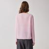 Women's Textured 100% Cashmere Round Neck Sweater