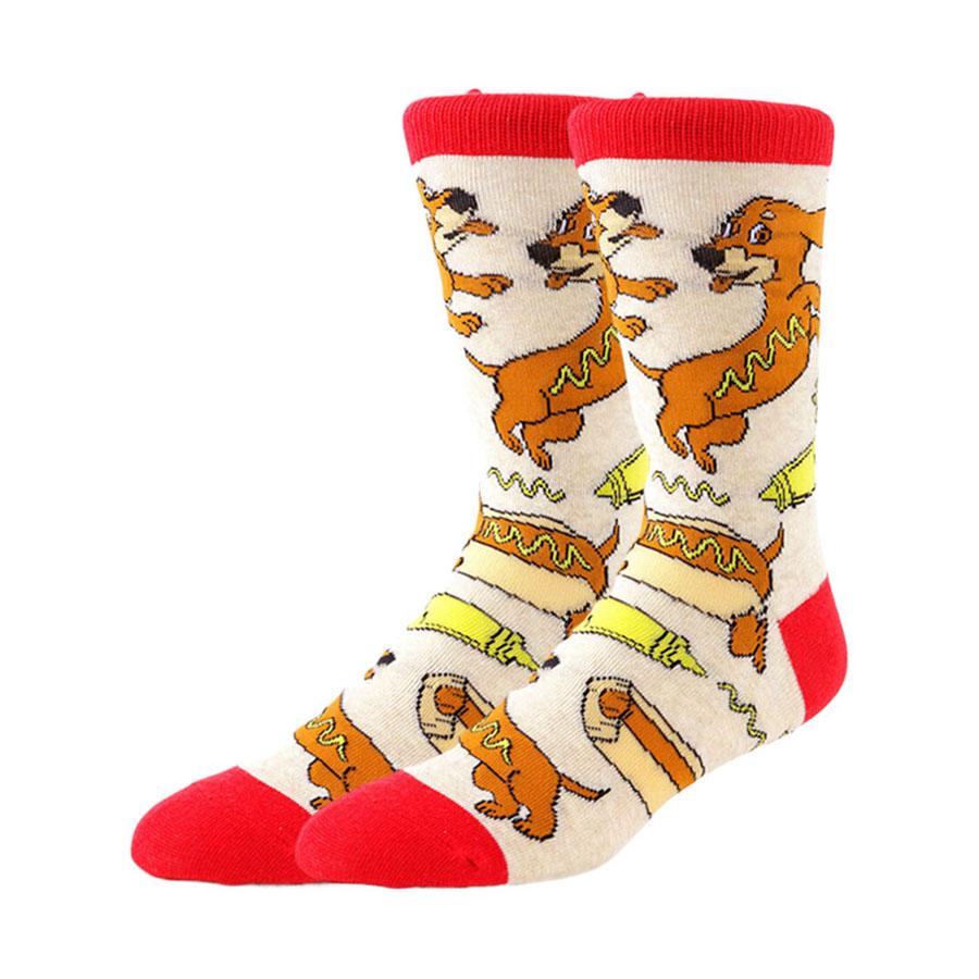 men women crew socks happy socks street fashion style designer creative novelty funny happy sox skateboard