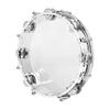 10 Inch Tambourine Adjustable Tone Hand Held Drum Self Tuning Sound Double Row Tambourine for KTV/Party/Festival/Celebration