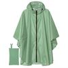 Imperméable de Pluie à Capuche Manches Imperméable Poncho de Pluie Grande Taille Portable Housse de Pluie Randonnée Voyage Unisex