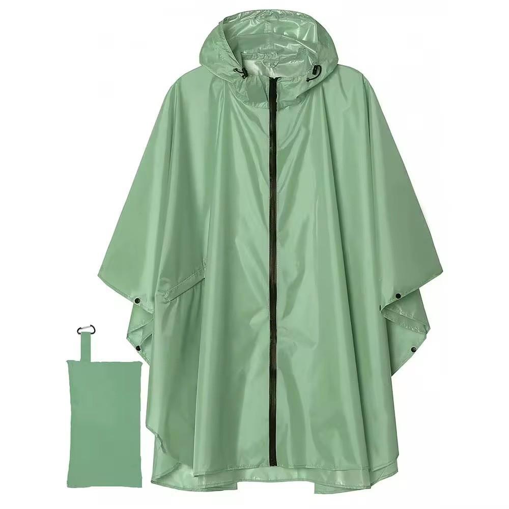 Imperméable de Pluie à Capuche Manches Imperméable Poncho de Pluie Grande Taille Portable Housse de Pluie Randonnée Voyage Unisex