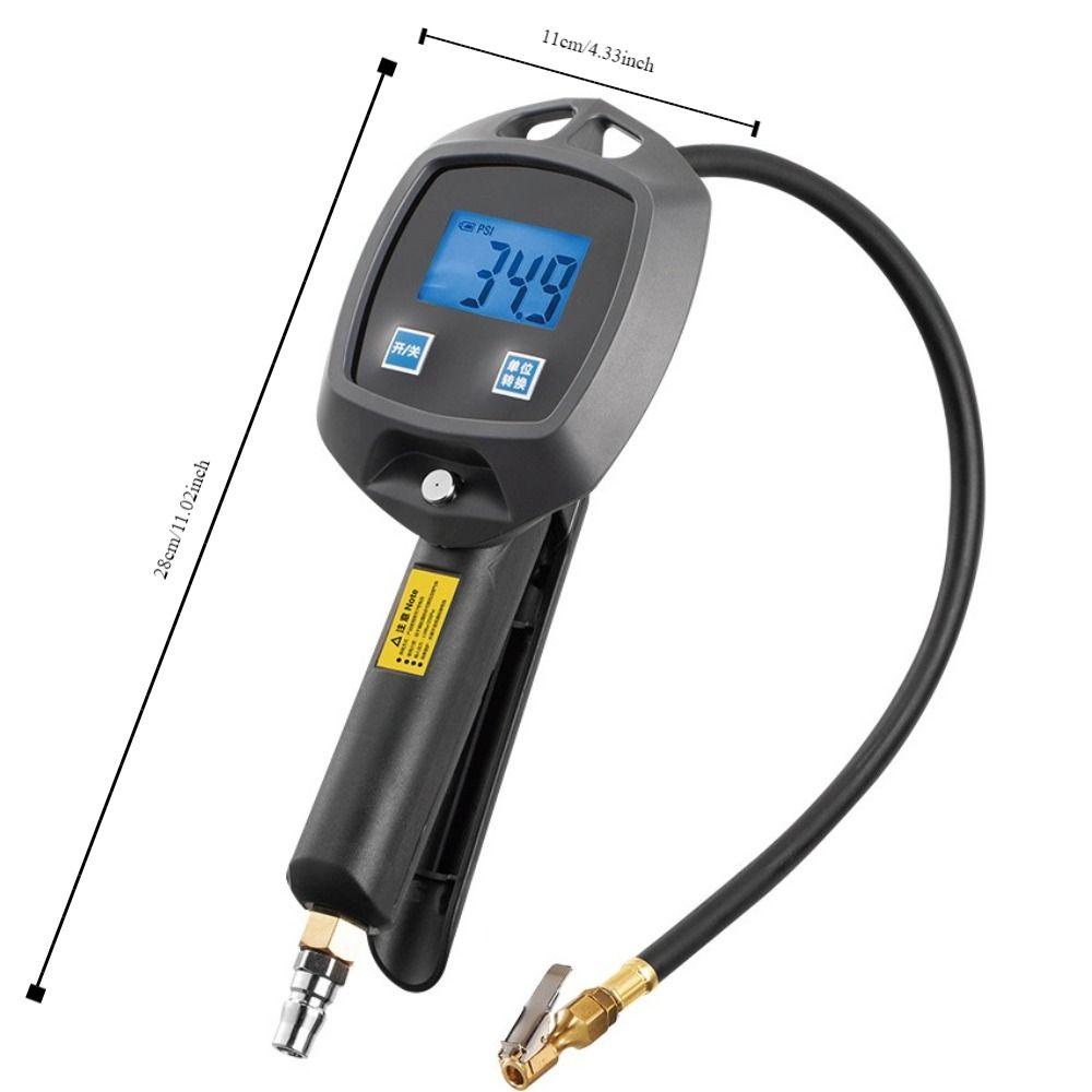 18 Bar Tester Tire Pressure Gauge High-precision Monitoring Car Repair Tools Tire Air Pump  Inflate