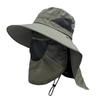 Unisex Outdoor UV Protection Sun Hat Fishing Cap Breathable Tourism Wide Brim