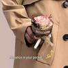 Mini Pocket Bouquet: Artificial Rose for Birthdays, Mother's Day & Valentine's Day