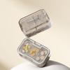 Multi-function Portable Pill Cutter and Splitter with Dual-division Pill Box