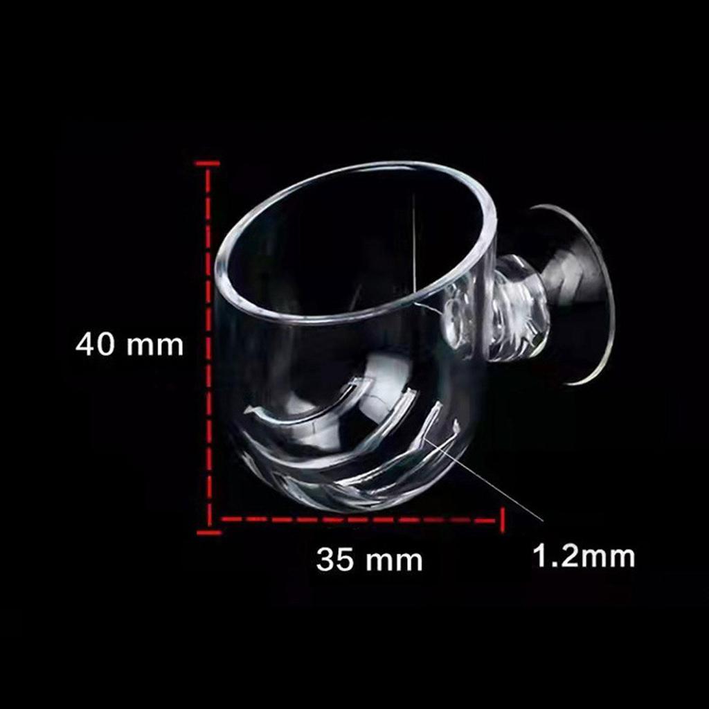 5pcs Aquarium Flower Pot Holder with Suction Cup Clear Decor Planter Ornament Water