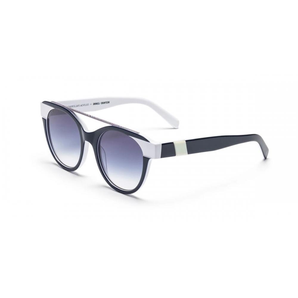 

Westward Leaning Mayfair 02 Unisex Sunglasses Polished Navy/White/52