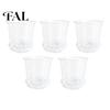 Breathable Plant Pots for Rootlets Clear Plastic Orchid Pot with Saucer, Compression Resistant Basins Drainage Holes, Ventilated Flower Rose,