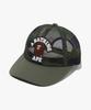 Beipeu First Camo College Embroidery Patched Mesh Cap Green