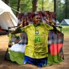 1pc Brazilian Footballer Victory Flannel Blanket,Ultra Soft Warm Plush Throw for Home Bedroom Bed Sofa Cover Office Travel Picnic. MT071029