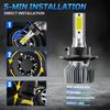 Fit For 2005- Ford F250 F350 F450 Super Duty Driving Light Bulbs Combo, 500% Enhanced Visibility With 12000RPM Turbo Fan, Direct Tallation, 6-Pack