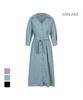 VANAKE Back Pleated Shirt Dress_Vb44Opud08A