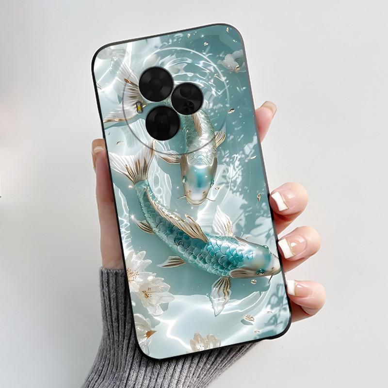 New Soft Black Casing For TCL NxtPaper 60 Ultra Green Cartoon Rabbit Pattern Shockproof Cover For TCL Ion X/TCL Ion V Case