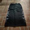 RogueWave Y2k Retro Casual Pants Harajuku Gothic Graphic Print Loose Elastic Waist Cotton Straight Trousers Men Women Hip Hop Street Wear