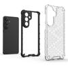 Transparent Phone Case For Samsung Galaxy S26 Plus Honeycomb Armor Back Case Samsung S26 Ultra Cover For Samsung S26 Plus Case