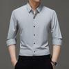 Autumn Men's Long-sleeved Shirt High-end Middle-aged and Young Men's Clothing Casual and Comfortable Dad Clothing