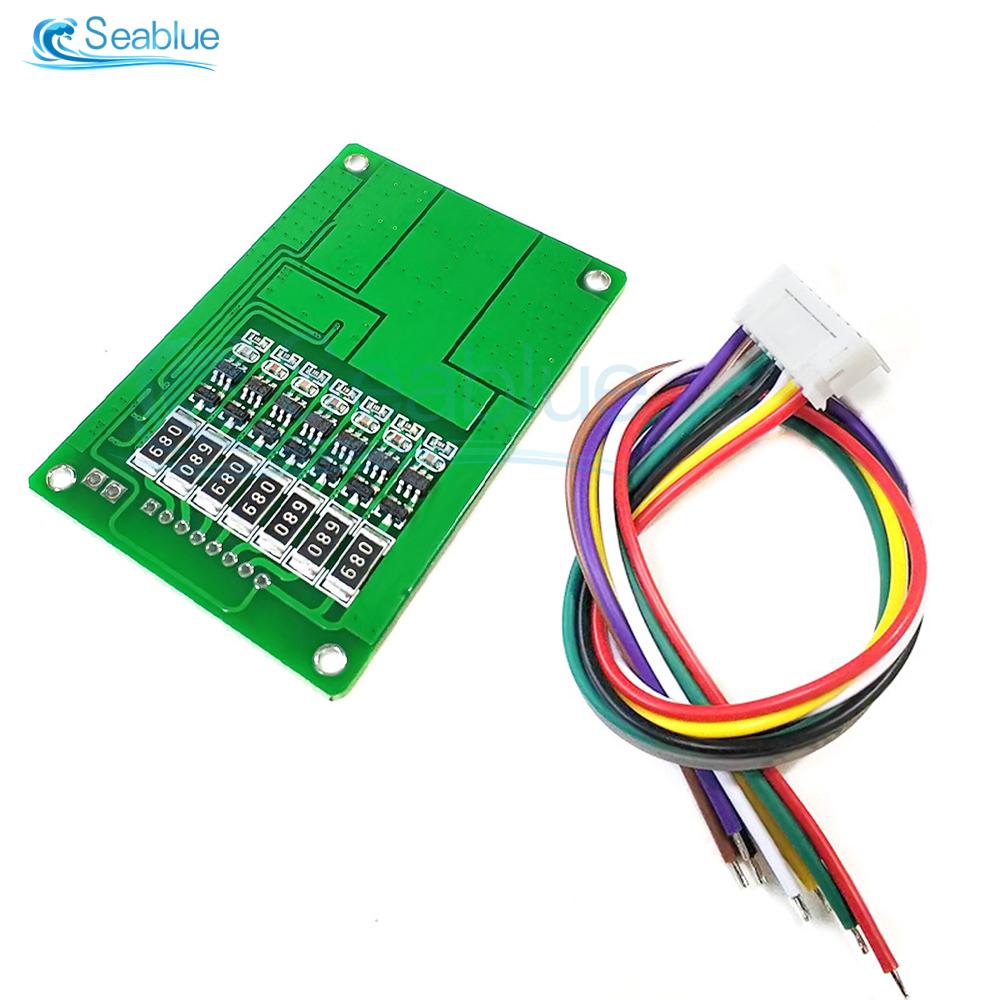 1pcs 7S 29.4V 15A BMS Lithium Battery Protection Board Charger Module With Balance for 18650 Li-ion Lithium Battery
