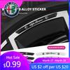 For Alfa Romeo Car Styling 4Pcs Aluminum Wheel Rim Sticker Decal For Alfa Romeo Giulia Stelvio Giulietta 156 159 147 Mito Tonale