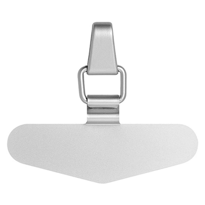 Phone Tether Tab Triangle Metal Patch Pad for Phone Lanyard Strap