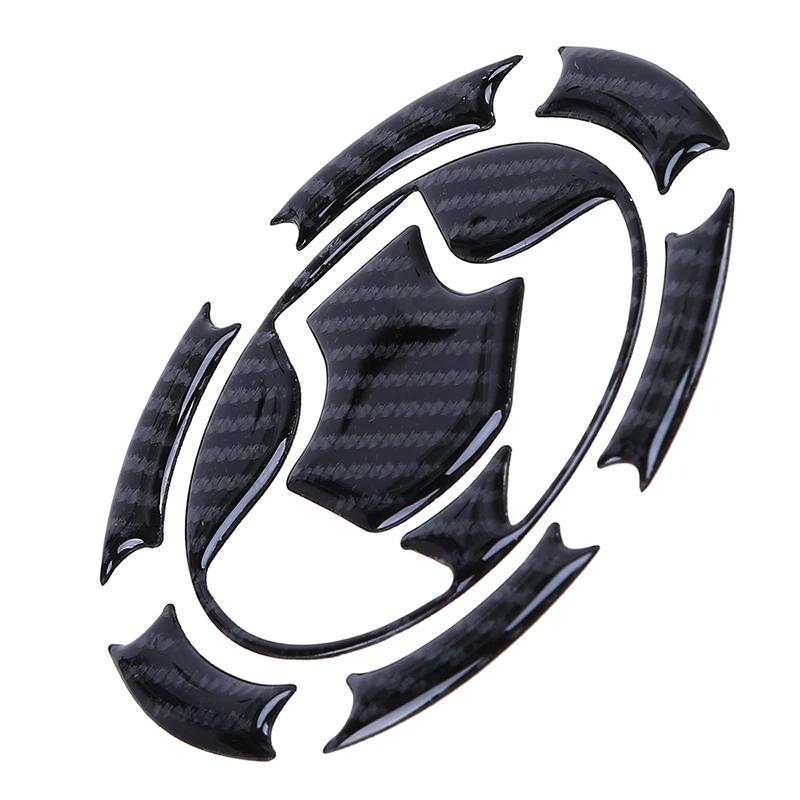 For Kawasaki Ninja ZX10R ZX14 ZX6R ZZR600 Z750 Motorcycle Fuel Gas Tank Cap Covers Pad Stickers Protector Carbon Fiber