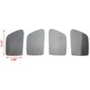 Carbon Fiber Style Inner Door Handle Bowl Cover Trims For Honda Accord 2013-2017