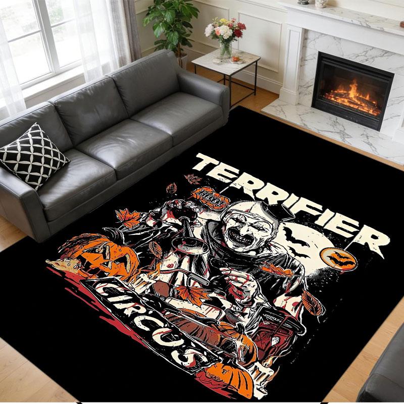 Crystal Velvet Rug Soft Non Slip Indoor Floor Mat Home DecorTerrifier Art the Clown