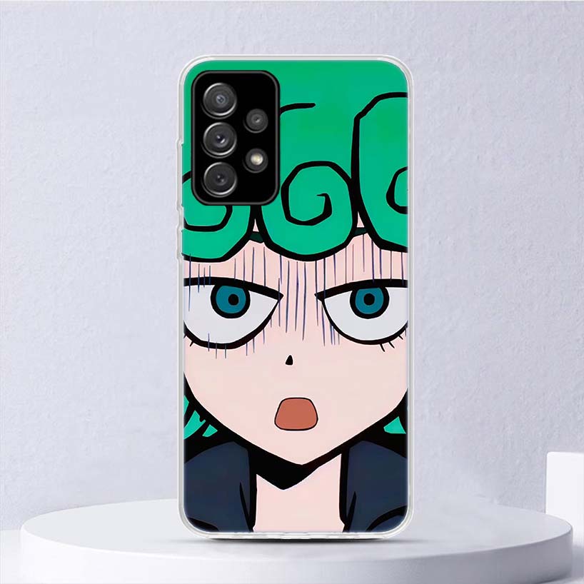 One P-Punch-Man Tatsumaki Soft Case For Samsung Galaxy A52 A42 A32 A22 A12 A02S Phone Cover A50 A51 A70 A71 A41 A31 A21S A40 A30