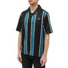 Fred Perry Mens Striped Revere Collar Shirt