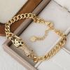 Nieuwe Europese en Amerikaanse Hip Hop Cubaanse Ketting Jaguar Armband Ketting Armband