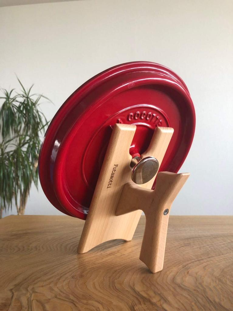 Futamotti Le Creuset Staub Vermicular Futamotti Lid Holder Mitten Pot Holder Lid Stand Lid Holder Lid Stand Staub Vermicular LE CREUSET Compact Hot