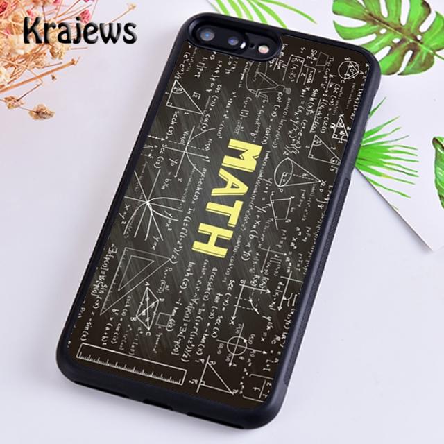 Krajews Math Formulas of Rubber Equations Phone Case Cover For iPhone 17 Air 16 15 14 plus 12 13 pro max Fundas