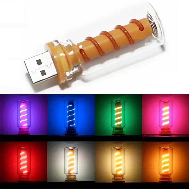 Creative USB Touch Control Car LED Dimming Bulb Retro LED Bulb Night Light Camping Incandescent Decorative LED Lighting