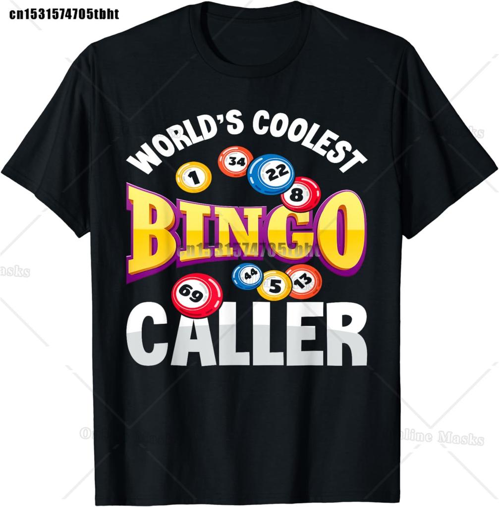 Crazy Bingo Lady Shirt Funny Lucky Bingo Shirt Player Hobby Gambling Bingo Queen TShirt Fashion Street Cotton Tops Tees