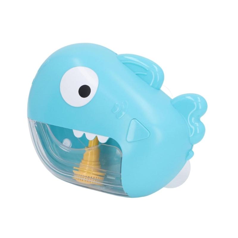 

Automatic Musical Dinosaur Bubble Machine Bath Toy For Toddler Safe ABS Strong Suction Cup Toy With Easy Installation синий