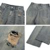 Men's Vintage Y2K Baggy Ripped Jeans Harajuku Denim Pants Quality Hip Hop Trousers Fall Korean Autumn Clothes Jeans For Men