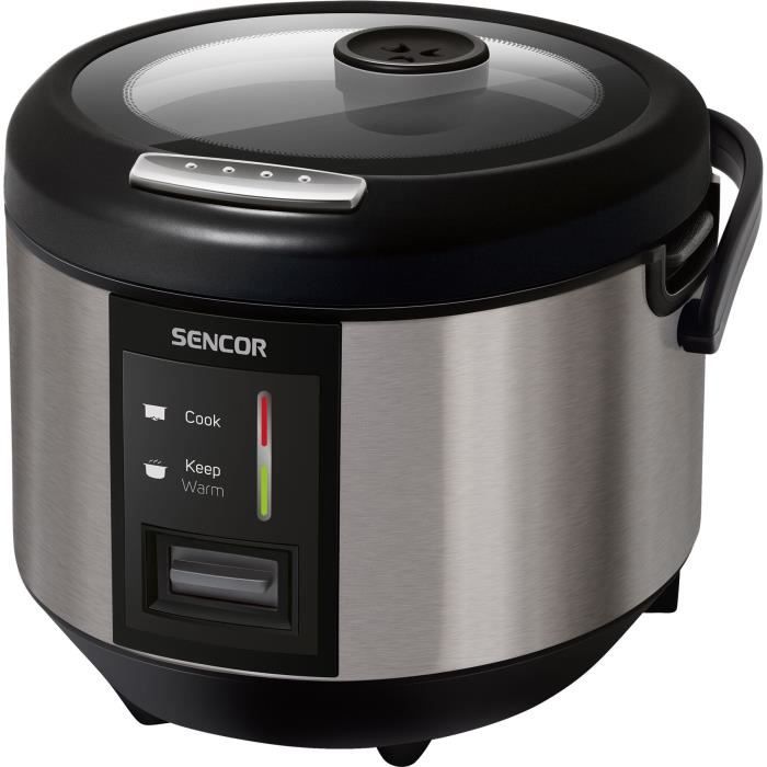 Cuiseur a riz - Sencor - SRM 1890SS - 700-830 W - 1,8 L - Argent