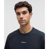 Lululemon HeavyweighT CoTTon Jersey T shirT  Wordmark Graphic True Navy