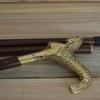 Antique Style Victorian Vintage Designer Brass Handle Cane Wooden Walking Stick