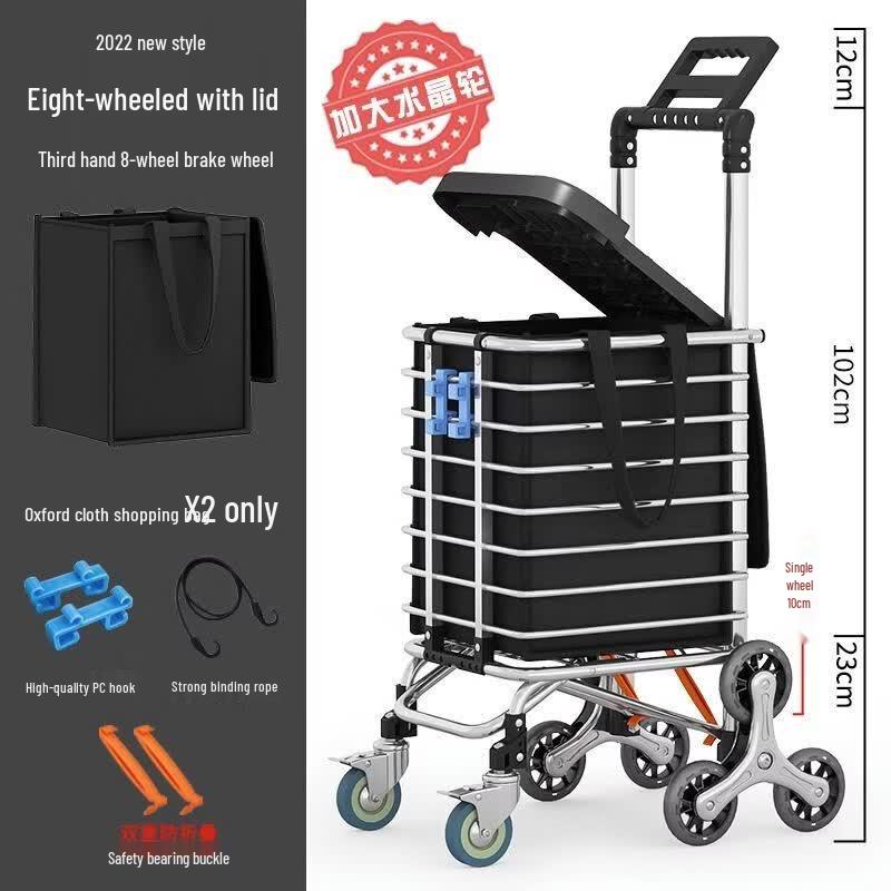 Lightweight Foldable Shopping Cart