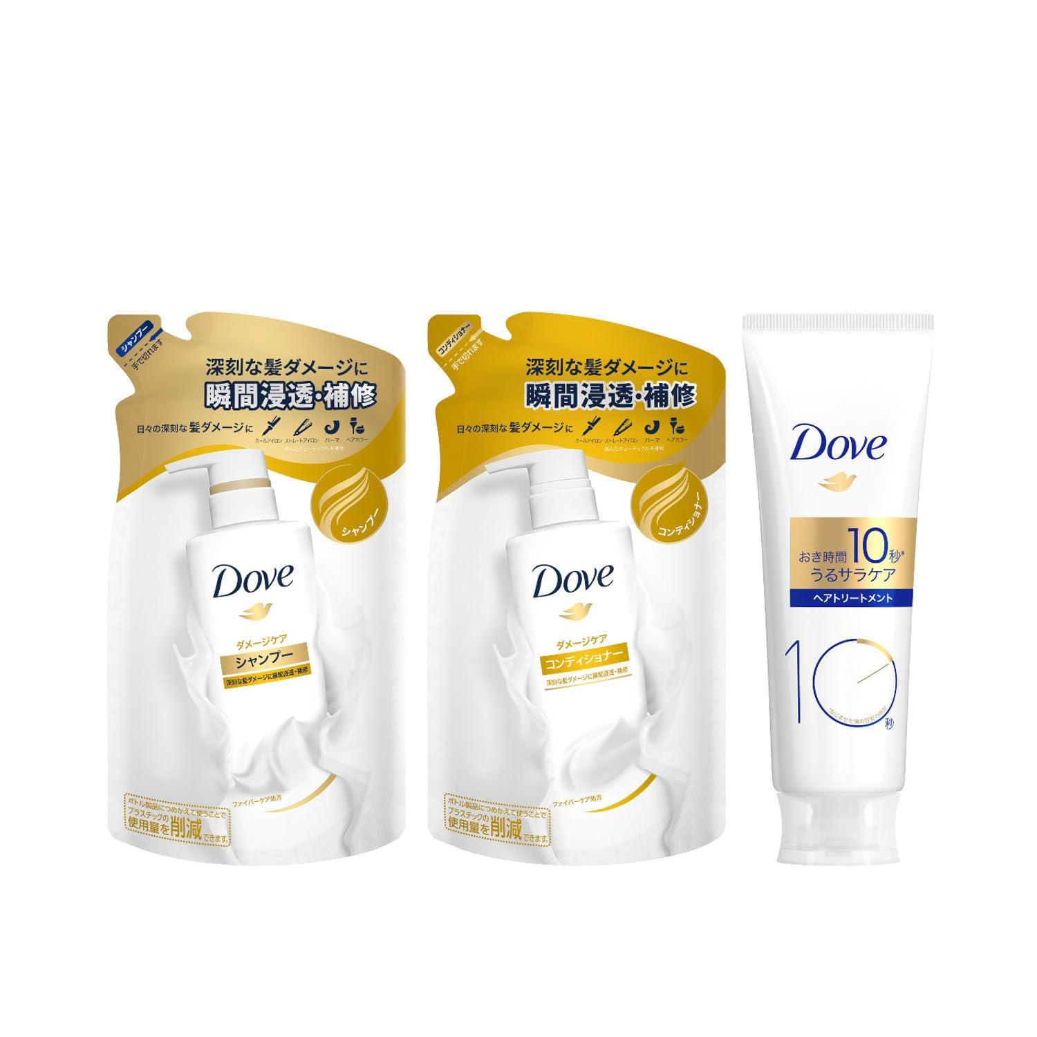 

DOVE Damage Shampoo + Conditioner + Treatment Refill Set