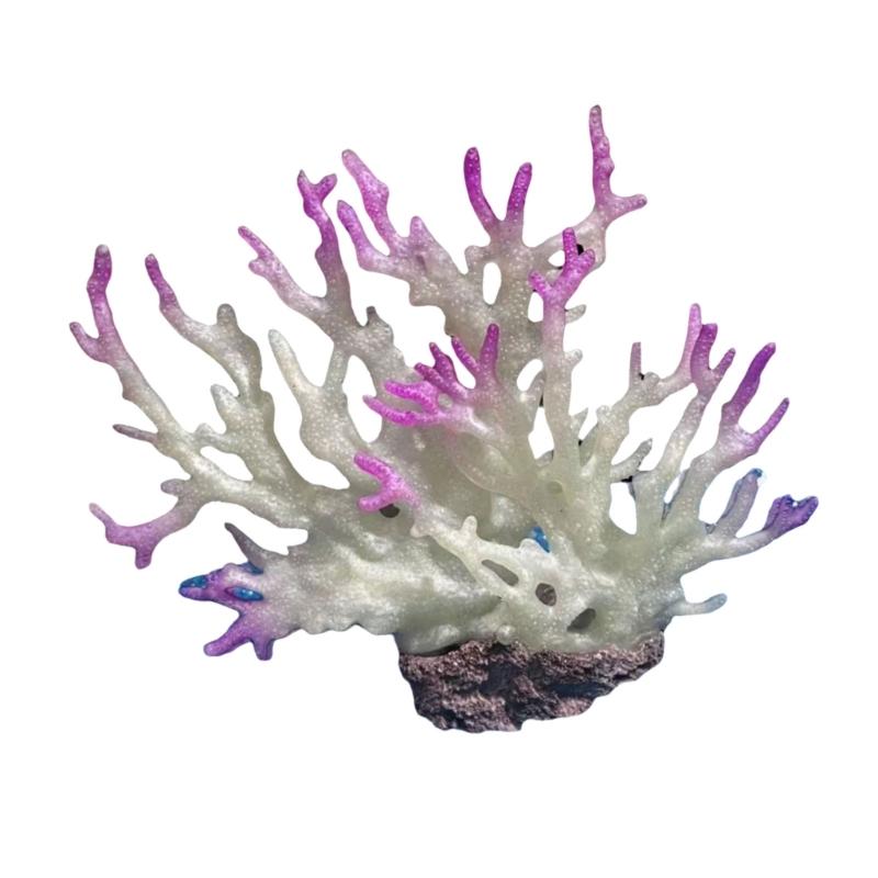 Water Plant Tree for Fish Tanks Aquarium Decorations Beautiful Appearance Artificial Plant Tree Multicolored Coral