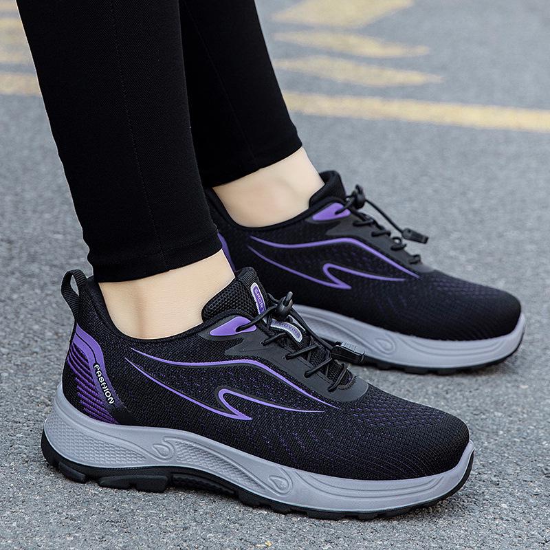 Slip-on Soft Sole Anti-Slip Walking Shoes for Women, Grandma Spring/Summer Collection 2025