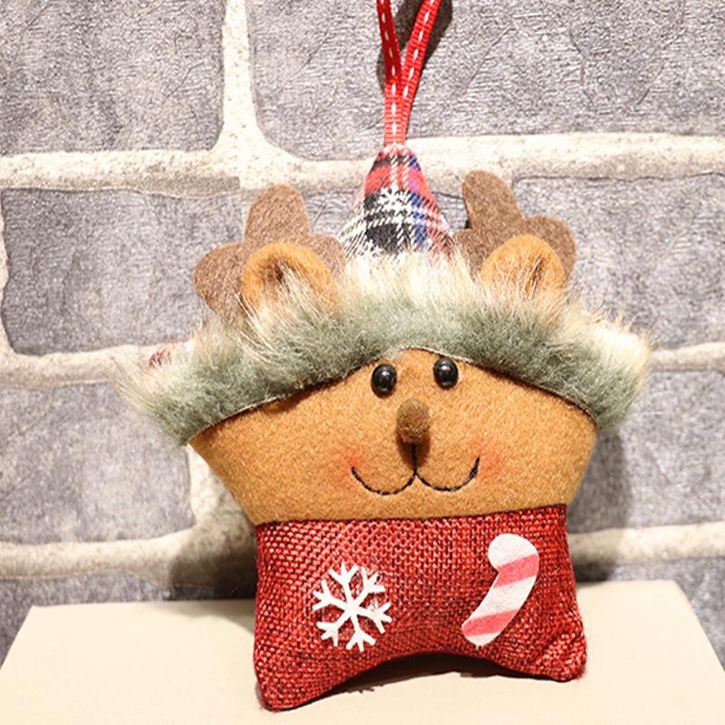 

Милые пятизвездочные рождественские кулоны-куклы, елочные украшения, кавайная подушка-декор для вечеринки, окна, дома, товары для декора