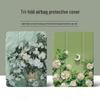 iPad 10.2 Inch Protective Cover with Transparent Oil Painting Design