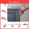 Christmas Door Frame Decoration Wooden Festive Corner Window Frame Decor