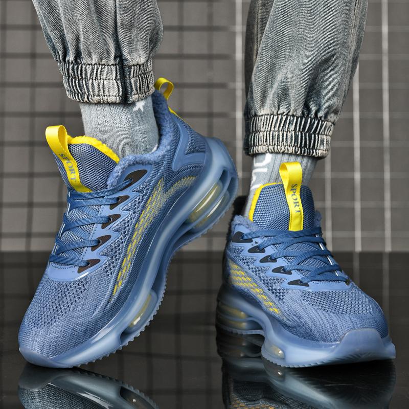 Stivali da uomo 2024 Nuove pantofole invernali Calde scarpe da uomo Impermeabili antiscivolo Sneakers in peluche Scarpe da tennis maschili Stivali da uomo Sneakers invernali