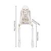Resin Skeleton Decorations Realistic Skull Figurines for Halloween Party Home Table Decor Ornaments Haunted House Horror Props